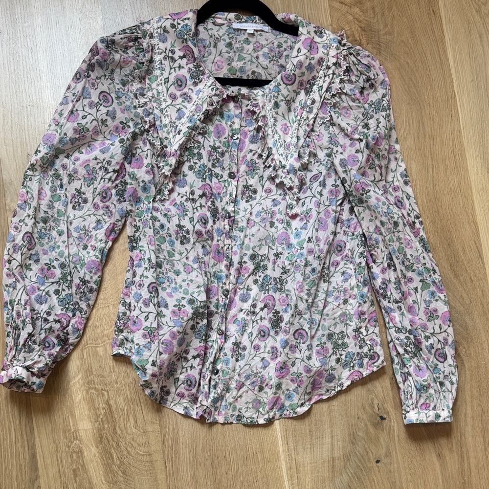 Floral Long Sleeve Blouse - Picture 4 of 4